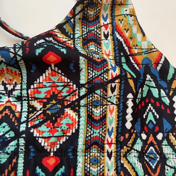 Mossimo Supply + Co multi colored Aztec sports bra - Picture 4 of 11